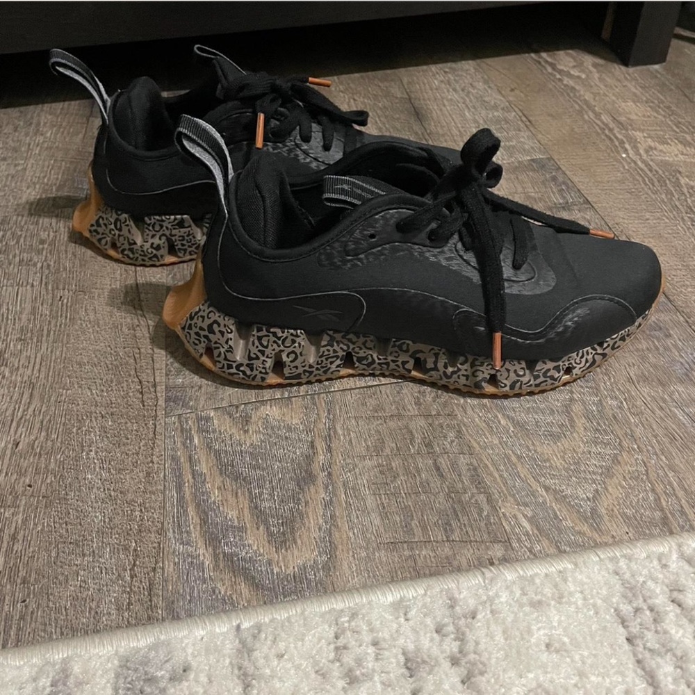 Reebok Zig with Leopard Print Sole
